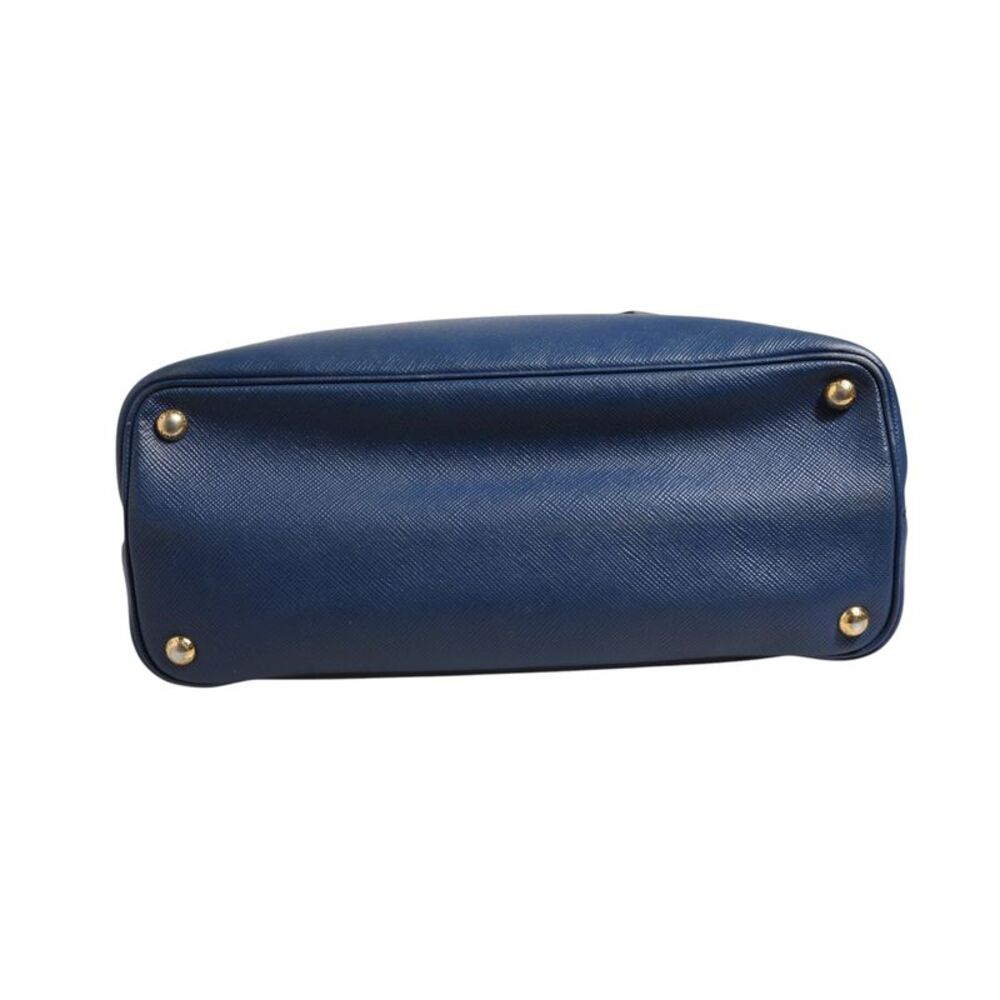 Prada Blue Saffiano Leather 2way Women's Bag - Picture 5 of 6